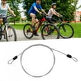 thumbnail image 4 of Cergrey Stainless Steel Cable Lock,Cycling Sports Stainless Steel Security Loop Cable Bicycle Scooter Lock,Security Loop Cable Lock, 4 of 8