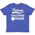 thumbnail image 3 of Inktastic Future Table Tennis Champ Youth T-Shirt, 3 of 5