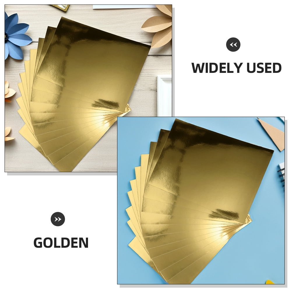 RENACLIPY 50 Sheets Metallic Handmade Craft Paper for Decorations, Scrapbooking, Card Making and Art Projects