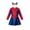Red, variant on Spider Long Sleeve Dress with Mask Cosplay Costume, Long Sleeve Dress Halloween Outfit for Anime Birthday Party Events