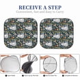 thumbnail image 6 of Haiem Cute Sloth Car Windshield Sun Shade (2 Pieces) Foldable Windshield Sun Shade Car Accessories for Truck SUV Pickup-Small, 6 of 7