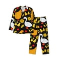 thumbnail image 1 of Fotbe Farm Goose Pijama de Hombre con Estampado de Manga Larga, Conjunto de 2 Piezas, Ropa de Dormir Suave y Cómoda con Bolsillos-Small, 1 of 7
