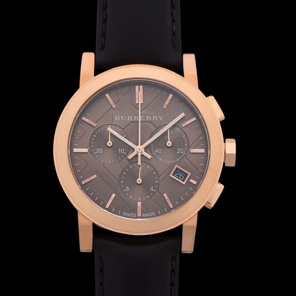 Burberry The City Chocolate Leather Watch 38mm BU9755 - Walmart.com