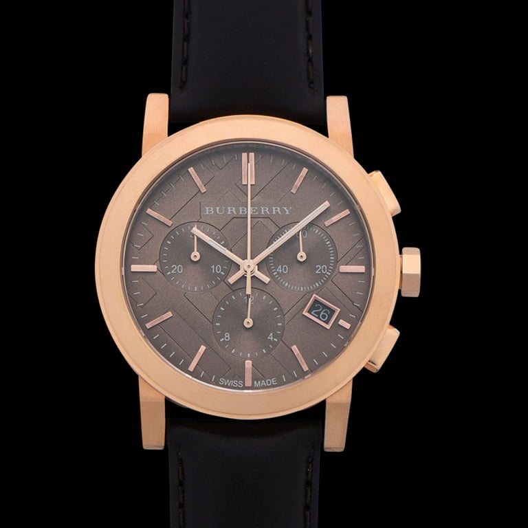 Burberry The City Chocolate Leather Watch 38mm BU9755