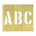 thumbnail image 4 of (2 pack) C.H. Hanson Brass Stencil Letter & Number Sets, Brass, 1 in - 1 SET (337-10068), 4 of 5
