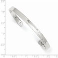 thumbnail image 2 of Sterling Silver 5mm Cuff Bangle (Weight: 8.55 Grams, Length: Inches), 2 of 2
