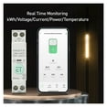 thumbnail image 4 of TUYA MCB Smart Circuit Breaker Over Current Under Voltage Protection Power Metering 1-63A Wireless Remote Control Switch ,Easy to Install, 4 of 6
