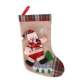 thumbnail image 1 of Yuarrent Calcetín navideño tradicional, accesorios colgantes de Navidad para el hogar, decoración colgante, colgantes de calcetín, bolsa de dulces Kits de decoración para fiestas Muñeco de nieve Yuarrent HA068969-02, 1 of 6