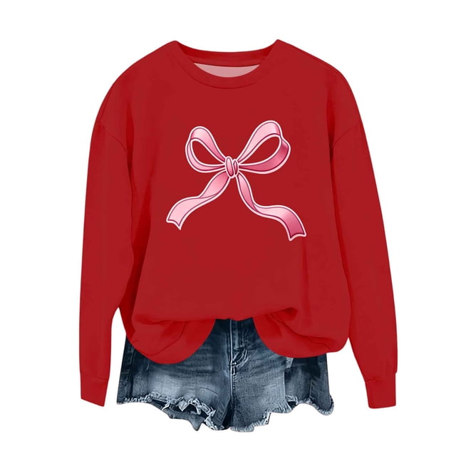 Sudadera sin capucha para niñas, cuello redondo, sudadera extragrande, jersey de manga larga para niñas de 1 a 12 años.