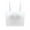 White, variant on Women's Seamless Padded Bralette Tube Top with Chest Support, Wireless Strapless Backless Bra for Daily Wear, Comfortable Stretchy Charming Wrap Top