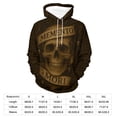 thumbnail image 7 of LAOLIUSN Hoodies Men Skull 3D Graphic Print Sweatshirts Pullover Tops with Pocket, S-4XL, 7 of 7