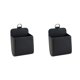 thumbnail image 3 of Sidaley Caja de almacenamiento ordenada para asiento trasero de ventilación de coche, funda para monedas de cuero PU, organizador de bolsillo, Negro 2piezas, 3 of 6