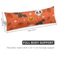 thumbnail image 2 of Funda de almohada de Halloween, funda de almohada larga de cuerpo entero, almohada de compañero de juegos para niños, cojín de sofá, muebles para el hogar, decoraciones de cama de 20" x 54", 2 of 5