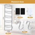 thumbnail image 2 of 2 Pcs Hanging Organiser With Fastening, Adhesive Hooks And S-Hooks, Door Organis, 2 of 6