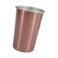 thumbnail image 1 of Stainless Steel Cup Metal Drinking Glasses Stackable Drinking Cup Reusable Water Large Gold, 1 of 7