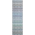 thumbnail image 2 of Addison Rugs Mayfield Premium Machine Washable Transitional Stripes Sky Runner Rug, 2'3" x 7'6", 2 of 8