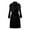 Black, variant on DeHolifer Women Coat Long Sleeve Solid Casual Turn Down Collar Overcoat with Belt Winter Warm Coat White M