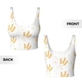 thumbnail image 6 of Sports Bra For Women, Wheat Sports Bras For Women High Support, Workout Tank Tops Woman With Removable Cups, 6 of 8