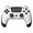 White, variant on Wireless Controller Compatible with P4/P4 Slim/P4 Pro/PC,P4 Gamepad Joystick with Turbo/Dual Vibration/6-Axis,White