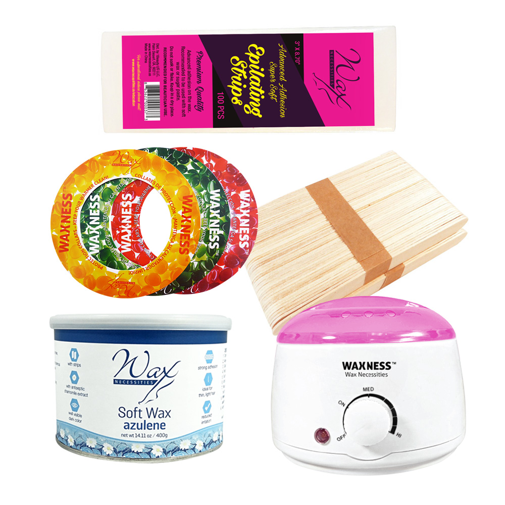 Waxness Wax Necessities Strip Waxing Kit