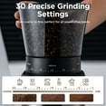 thumbnail image 2 of Ollygrin Burr Coffee Grinder, Electric Conical Coffee Bean Grinder With 30 Adjustable Grind Settings,2-12 Cups, Stainless Steel, 2 of 6