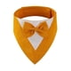 thumbnail image 1 of Zhuge Bandana para perros 1 pieza, mezcla de poliéster ligera de secado rápido, baberos tipo bufanda triangular, pañuelo ajustable para perros, regalo para mascotas, S, naranja, 1 of 3