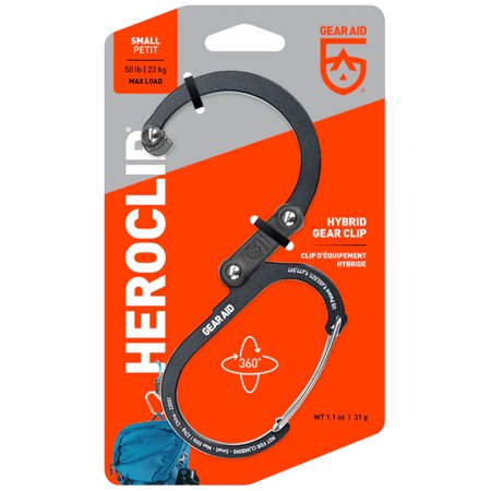 GEAR AID ギアエイド バッグハンガー GEAR AID HEROCLIP SMALL 利便性 汎用性 機能性 アルミニウム合金 硬化プラスチック ステンレススチール