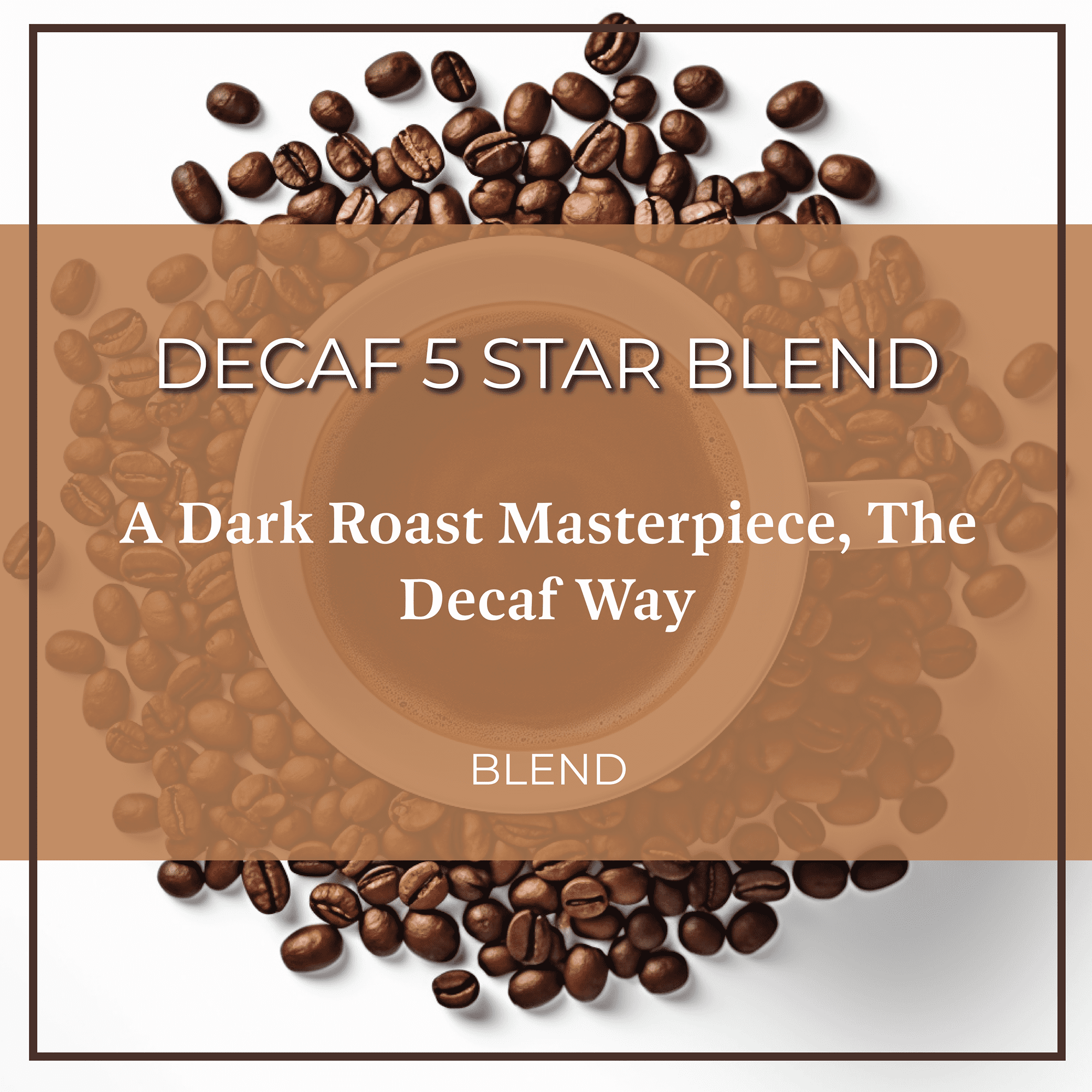 San Diego Coffee 5 Star Blend DECAF, Dark Roast, Ground Coffee, 16-Ounce Bags (Pack of 2)