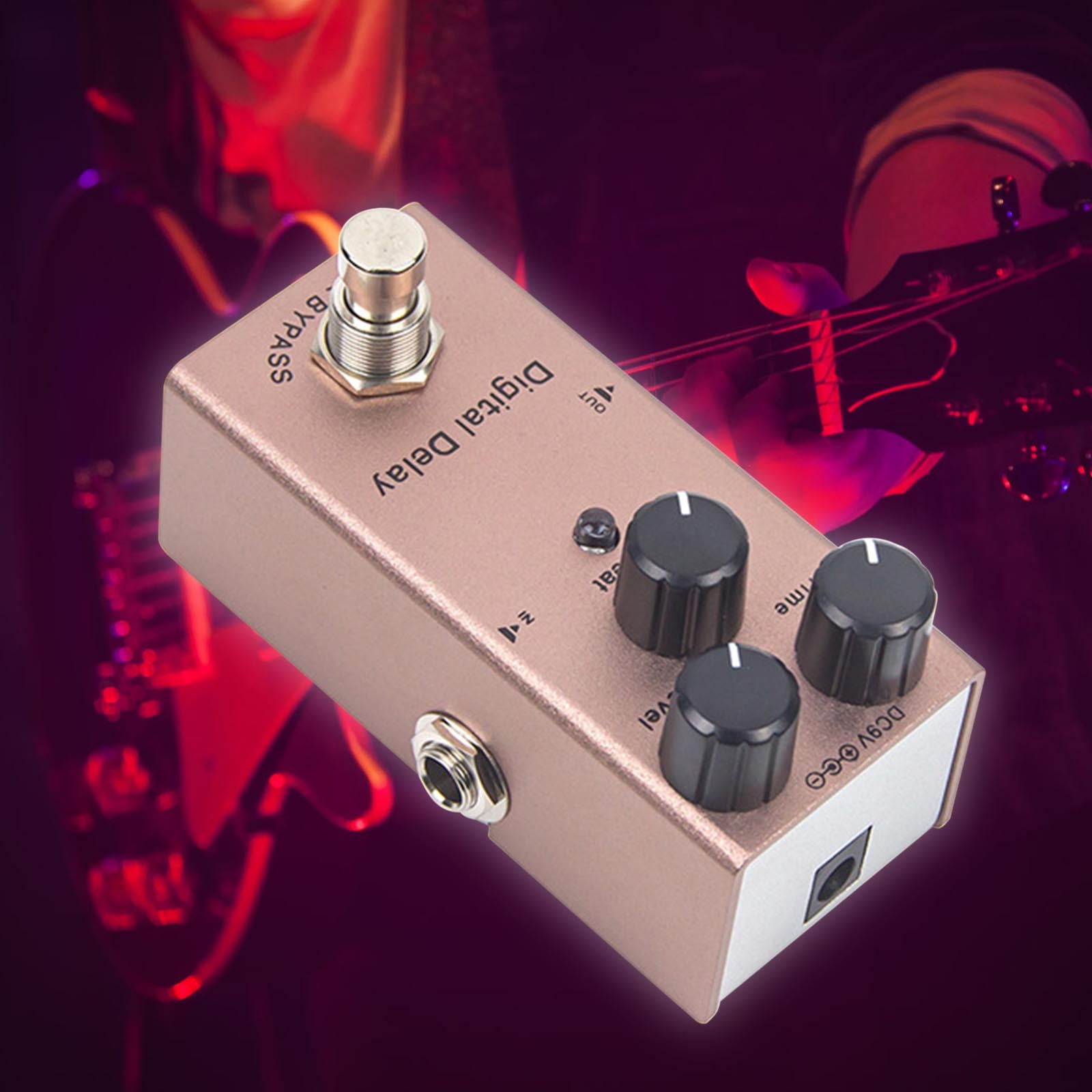 3 Packs Guitar Effects Pedal Metal Distortion Overdrive with Reverb Chorus Sound for Electric Guitar Professional Stage Performance Compact Stompbox Multi Effects Processor