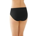 thumbnail image 6 of Women's Bali DFAK88 Comfort Revolution Microfiber Brief Panty - 3 Pack (BlkPinkExcaliburStripe 6/7), 6 of 11