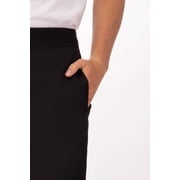 Chef Works Mens Lightweight Slim Chef Pants (PBN01BLKM)