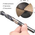 thumbnail image 1 of 8 Piece Silver and Deming Drill-Bit Set, Reduced Shank Drill Bit Set, 1/2-Inch-Diameter Shank, 9/16-Inch to 1-Inch Sizes, 1 of 6