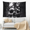 thumbnail image 3 of Xecao Chained Skull Artwork Print Tapestry, Wall Hanging Room Funny Decor, Backdrop Room Decor for Bedroom Living Room dormitory, 3 of 8