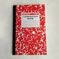 thumbnail image 5 of College Ruled Composition Notebooks 10 Pack, 60 Pages (30 Sheets), 8.27" X 5.51", Marble Composition Book, Hard Cover, Sturdy Sewn Binding, College & Office Supplies(Z_Red*10), 5 of 9