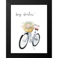 thumbnail image 2 of Dogwood Portfolio 12x14 Black Modern Framed Museum Art Print Titled - Hey Darlin Bicycle, 2 of 5