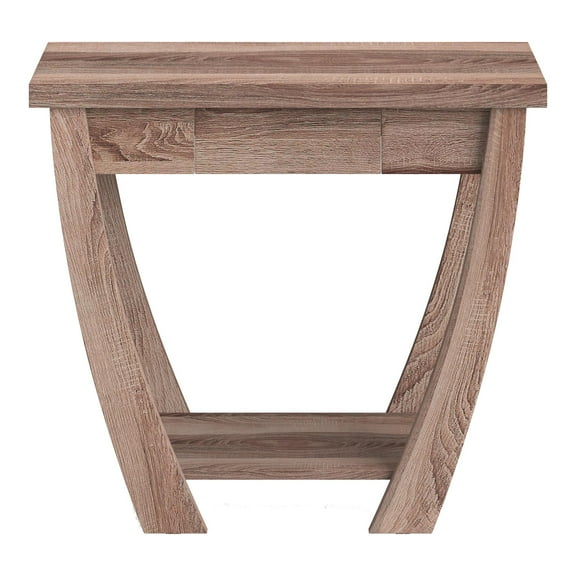 Furniture of America Quaint Modern Wood 1-Drawer Console Table in Light Oak