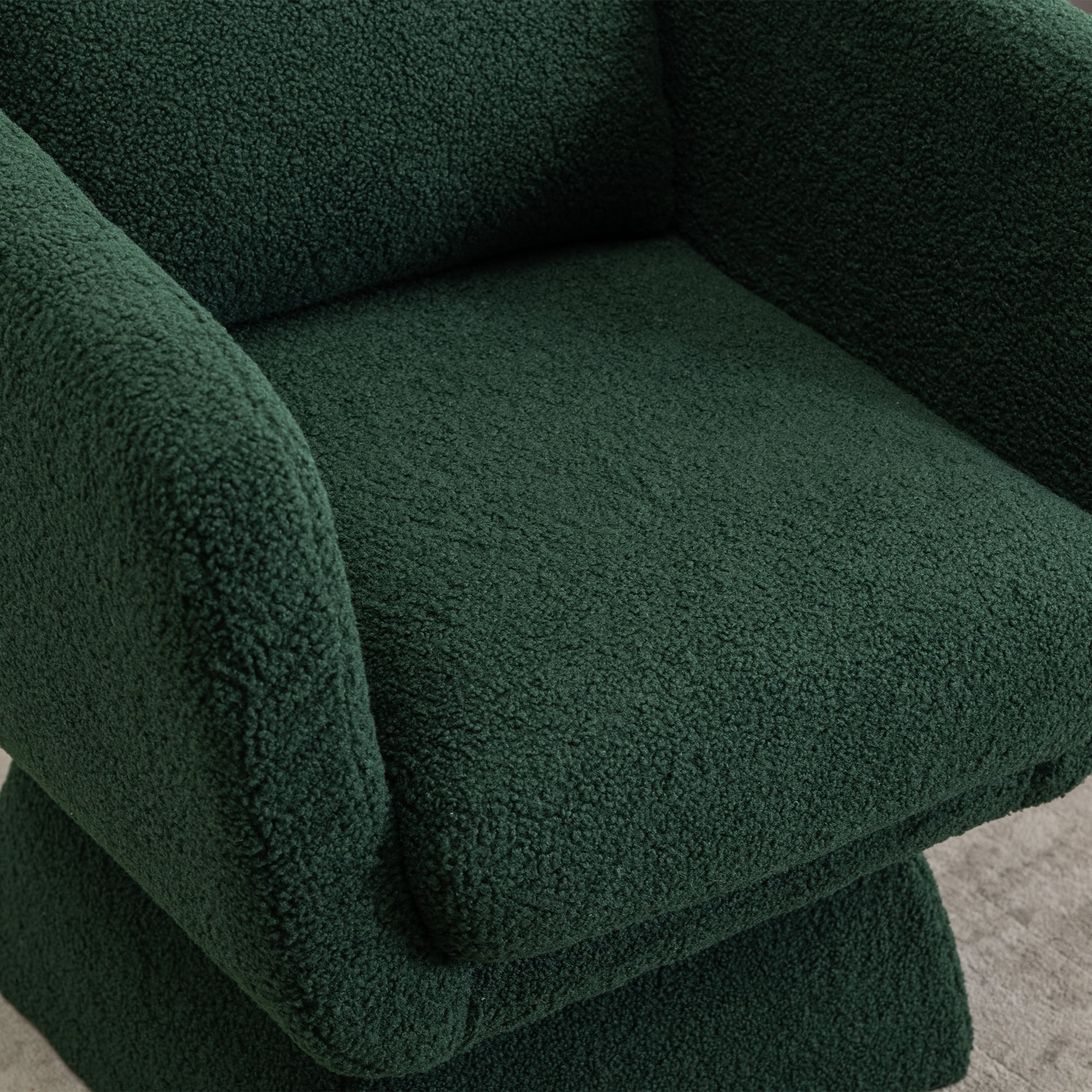 Kadyn 30.30"H Swivel Accent Chair, Single Sofa Chairs for Living Room, Green 360 Degree Armchair Kadyn 30.30"H Swivel Accent Chair, Single Sofa Chairs for Living Room, Green 360 Degree Armchair