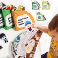 thumbnail image 1 of Libro de Tela para Niños Pequeños XWSHYW Cola Que No Se Puede Rasgar Colgar Masticar Rompecabezas Educación Temprana Tridimensional, 1 of 7