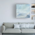 thumbnail image 2 of Canvas Wall Art - Line and Brush 'Rolling Blue Mountains' Wall Art for Living Room, Bedroom, or Office Décor by Trademark Fine Art - 24 x 24 Inches, 2 of 4