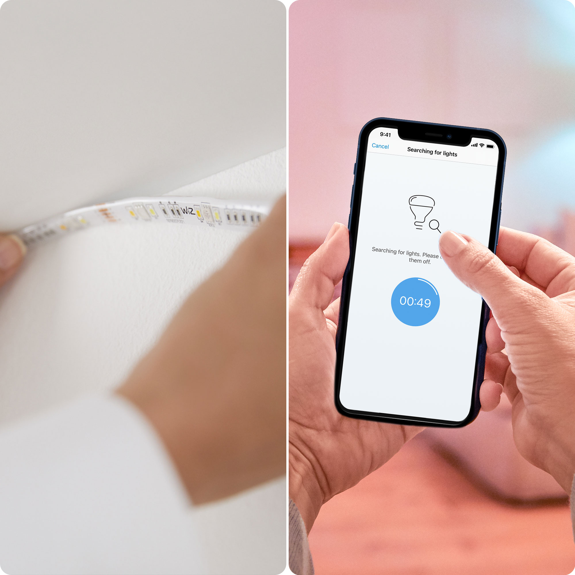 WiZ Connected 6ft Smart LED Light Strip, 16M Colors photo 5