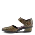thumbnail image 2 of Spring Step L'Artiste Jazzberry Women's Handpainted Leather Western Shoe – Low Heel Shoes with Hook and Loop Closure – Stylish Walking Feminine Casual Footwear, 2 of 9