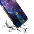 thumbnail image 5 of LG K40 Case,LG Solo LTE Case, LG K12 Plus Case, LG X4 2019 Case, KAESAR Hybird Drop Protection Sleek Slim Dual Layer Shockproof Colorful Graphic Armor Case For LG K40 (Galaxy Stardust), 5 of 5