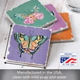 thumbnail image 2 of Thirstystone Butterfly Beauties 4-Pack Assorted Tumbled Tile Coasters, 2 of 6