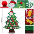 thumbnail image 4 of OurWarm Christmas Party Felt Tree Advent Calendar Number Stickers Door Wall Hanging Xmas Decorations for Home New Year 2019, 4 of 4