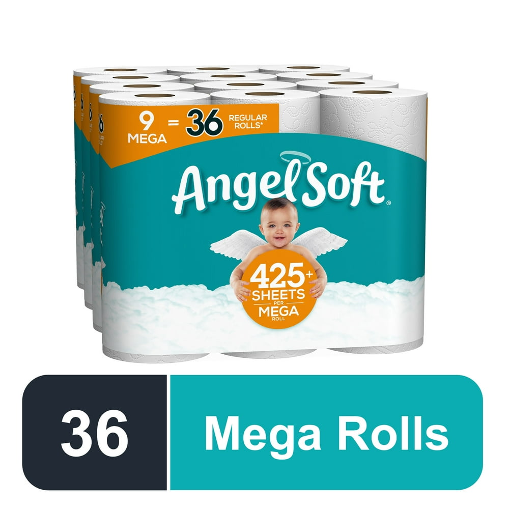 Angel Soft Toilet Paper, 36 Mega Rolls