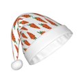 thumbnail image 2 of Balery Carrot Pattern Santa Hat Christmas Hat Funny Christmas Hat Christmas Knitted Beanie Hat For Men Women Adult, 2 of 6