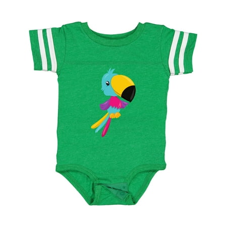 

Inktastic Colorful Parrot Cute Parrot Tropical Parrot Gift Baby Boy or Baby Girl Bodysuit