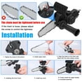 thumbnail image 3 of Accessory 4 Inch Electric Drill Modified To Electric Chainsaw Tool Attachment Electric Chainsaws Accessory Practical Modification Tool Set Woodworking Cutting Tool, 3 of 7