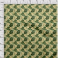 thumbnail image 4 of oneOone Tissu Georgette Viscose Vert Poire Feuilles Matériel de Robe Tissu Imprimé Tissu au Mètre 42 Pouces de Large-Ab, 4 of 5