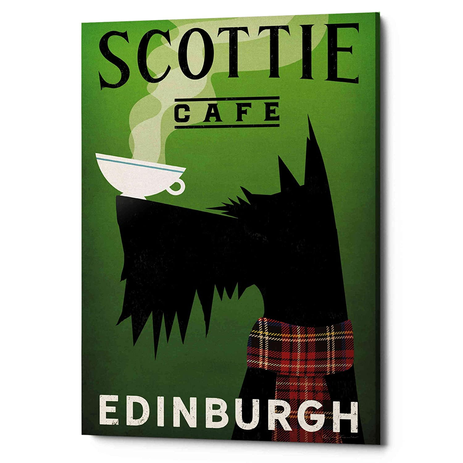 Epic Graffiti /'Cat Coffee no City/' by Ryan Fowler Giclee Canvas Wall Art